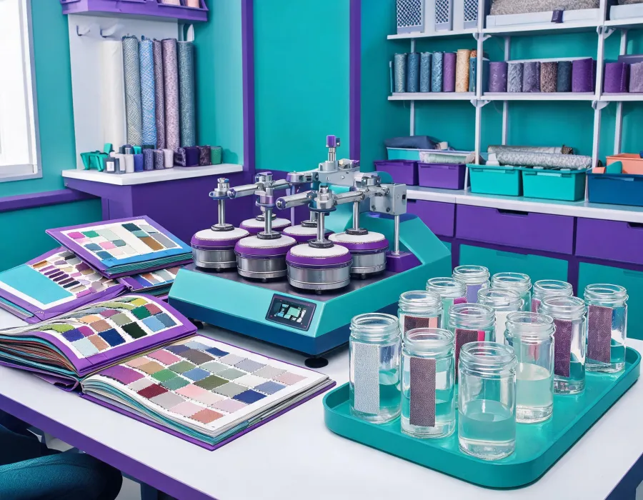 Upholstery fabric development laboratory