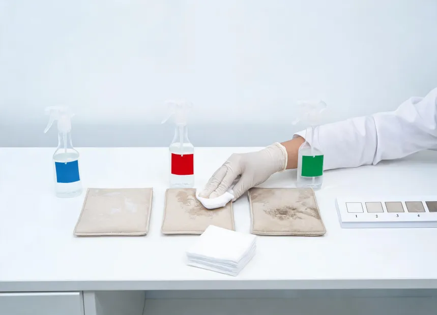 Healthcare seating fabric cleaner trial